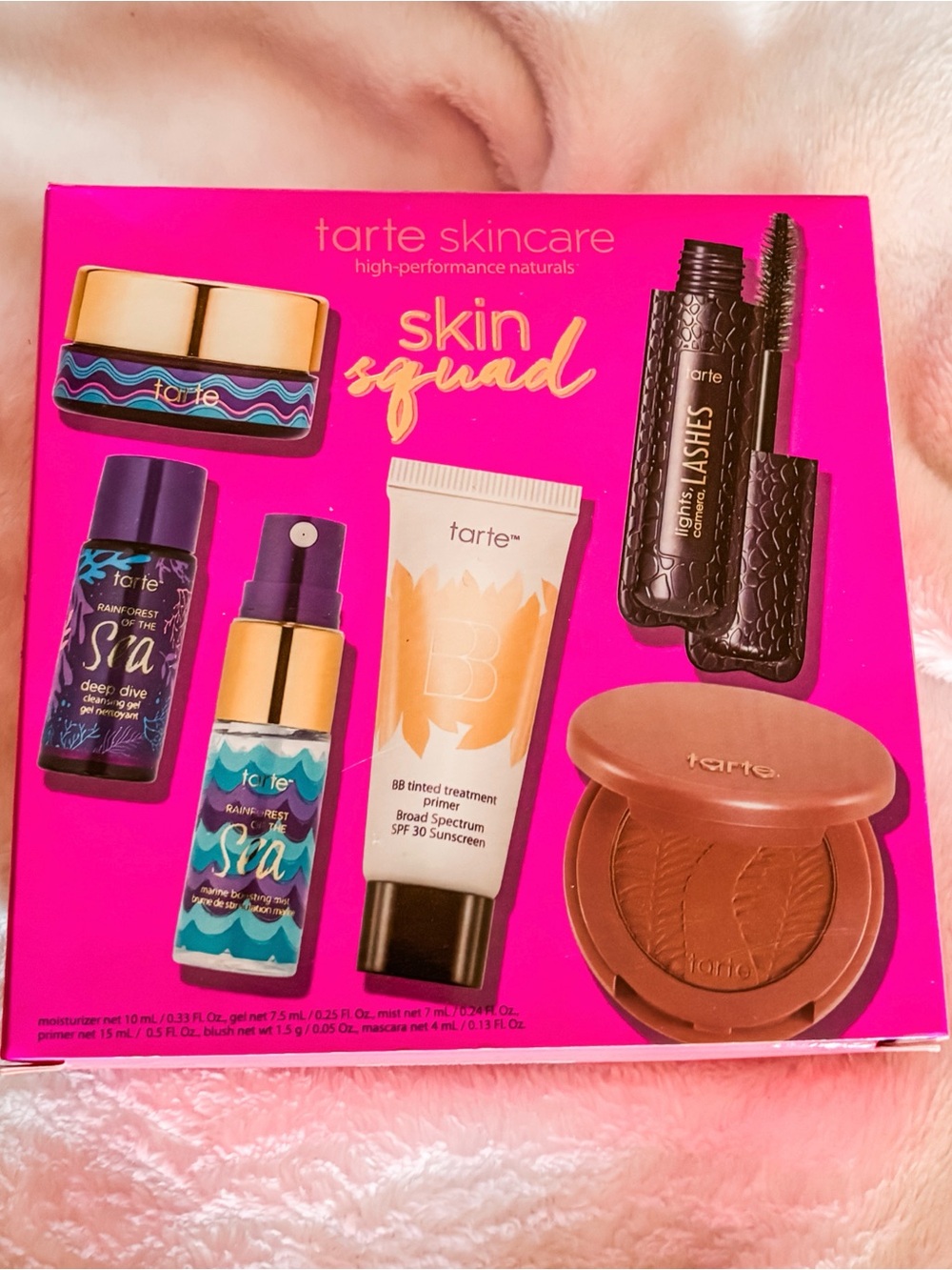 NIB! Tarte Skincare Skin Squad Set